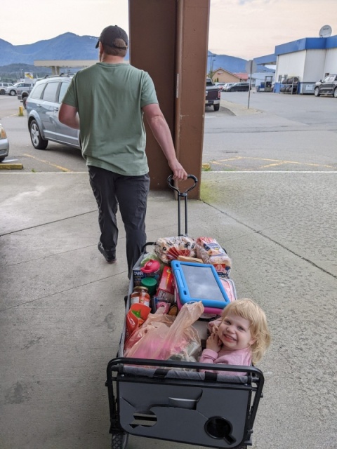 Ellen in Stroller