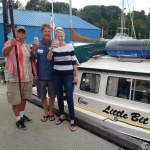 The second christening: Pat, Scott, Barbara and Little Bit