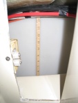 Larger hole,access door latch, and water tank gauge