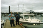 {R/J}: The christening of the CLARA with owner John Schulman of Montana & Rev. Jim