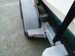 Roller and fender guides. Makes driving the boat onto the trailer a snap