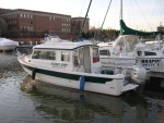 Marina on the Anacostia River in DC.  That's the Army's Ft. McNair on the shore.