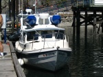 Canadian Customs - Bedford  8/2005.  If Luna C had a dingy, what would its name be?   Ding Bat.