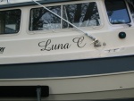 Our boat has a name!