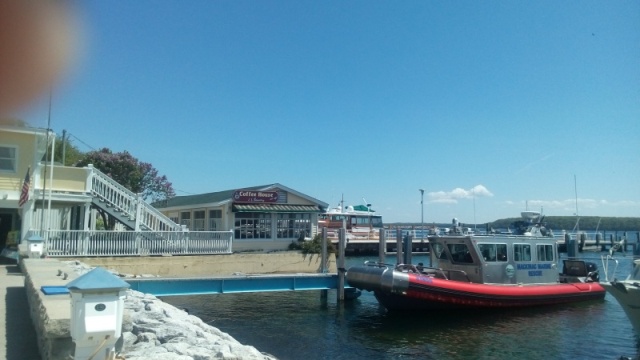 Mackinac Harbor Rescue Boat