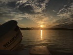 Anchored up in south sound enjoying the sunset off Hope Island.