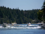 Leaving The Basin at close to slack tide.