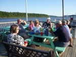 Winterport Sundowner session on the Penobscot River about ten miles south of Banger Maine.