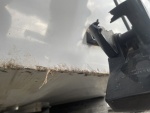 initially the damage didn\'t appear catastrophic until we saw the amount of exposed balsa core