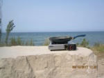 Shore breakfast Lake Huron