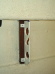 New Rod Holders, V berth PurpleHeart Wood, glued Marine Goop