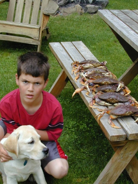 (Mason C. Bailey) Getting ready to cook up 8 crab.