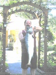 Craig's 40 lb Salmon from Umatila reef, 2003.
