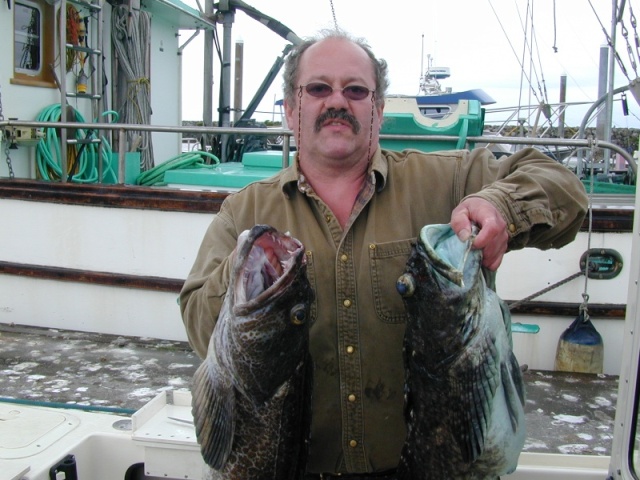 Neah Bay, the day before the Halibut opener, Ling and Cabazon 5/14/07.