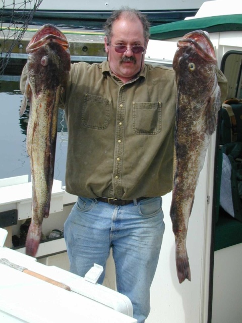 (Mason C. Bailey) Neah Bay Trip 5/10/05
Nice Lings caught at 72 Square, ~40 miles off shore of Tatosh Island.  5/12/05.