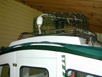 New Cargo rack with crab pot.
