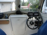 Original configuration of the helm on my 16' C-Dory