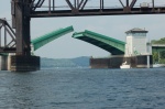 Both Prescott, WI. bridges open to the St. Croix