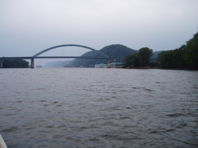 Bridge between Marquette,IA.& Prairie du Chein, WI.