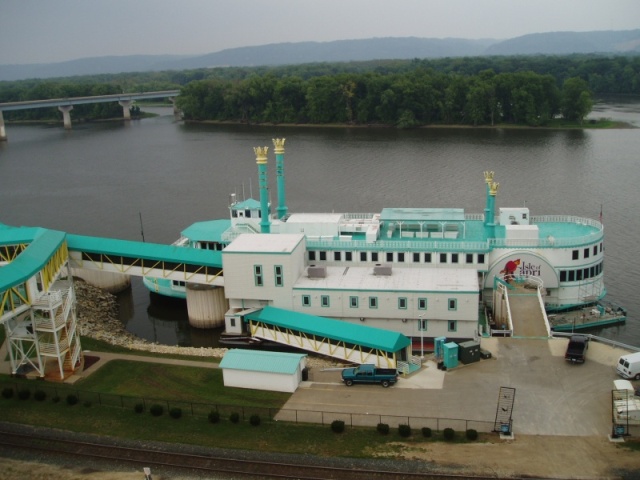 Floating casino at Marquette,IA