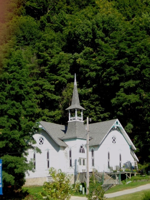 Former church now a private home in Marquette,IA