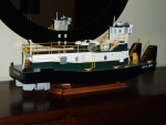 This is a scratch built model of a river tow boat I built as a gift to the previous owners family