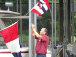 Mike does the flags!