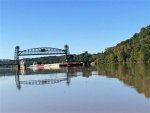 Tow under Hardin Bridge.