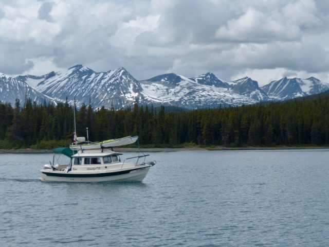 Silvertip On Lake Atlin