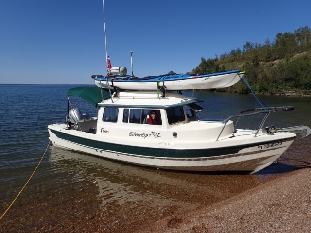 Beached at Cold Lake, Alberta