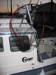 Net holder (15 degree flush rod holder)