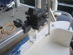 Scotty downrigger mount with custom base support