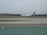 A380 historic landing here @ LAX 3-19-2007..