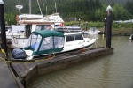 Northbound-DSC06338 Kitimat Marina - There had been (still was!) a lot of rain.  The water at the head of Douglas Channel was pretty muddy from the run-off.