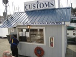 US Customs check in kiosk in Friday Harbor, WA