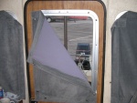 Snap on curtain on door and windows