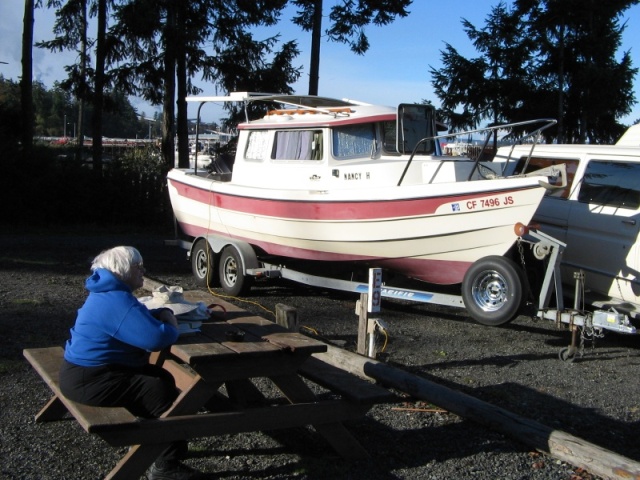 'Boaterhoming' at Crofton, BC, Canada 