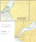 Malibu Rapids, Princess Louisa Inlet(from an old chart)
