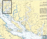 Chart, Vancouver to Desolation Sound