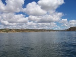 Looking up the Pine River