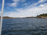 Looking north leavinfg Sims Mesa Marina