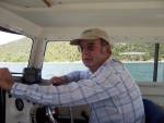 Bill at the helm