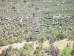 Drill Rig near the shore of the lake