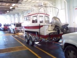 First ride home on the Port Townsend ferry.