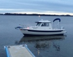Start of evening cruise on the Harris chain of lakes in Central Fl