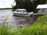 At the dock on Pequaywan Lake