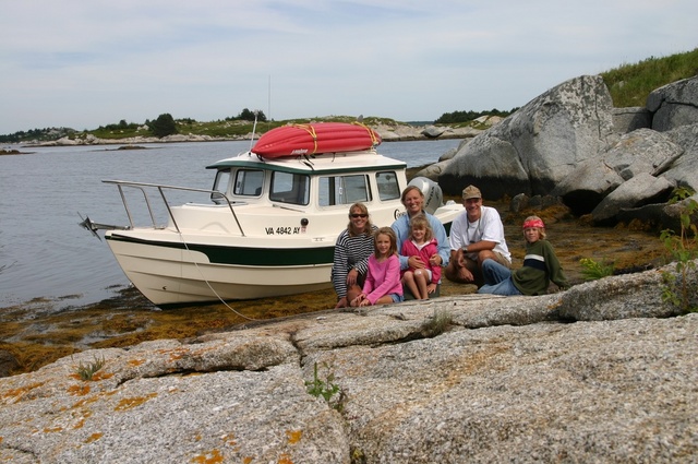 In the lee of Taylors Island, mouth of St. Margarets Bay, NS, just east of Peggy\'s Cove.