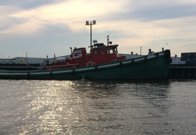 August 2018 Duluth Harbor 100+ yr old tug still working hard