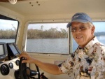 Capt. Mike.....at the helm.