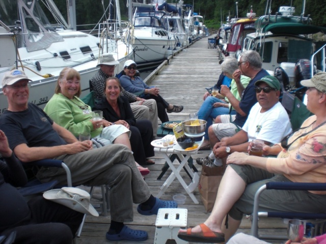 From the left:  George,Patty,Caryn,Ian,Tanya,Dan,Jackie,Pat,Peter,Carolyn.